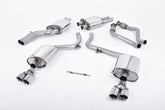 Milltek Audi S5 3.0 TFSI B8 SPORTBACK (2010 to 2011) EC-Approved. Quad Polished Tips.